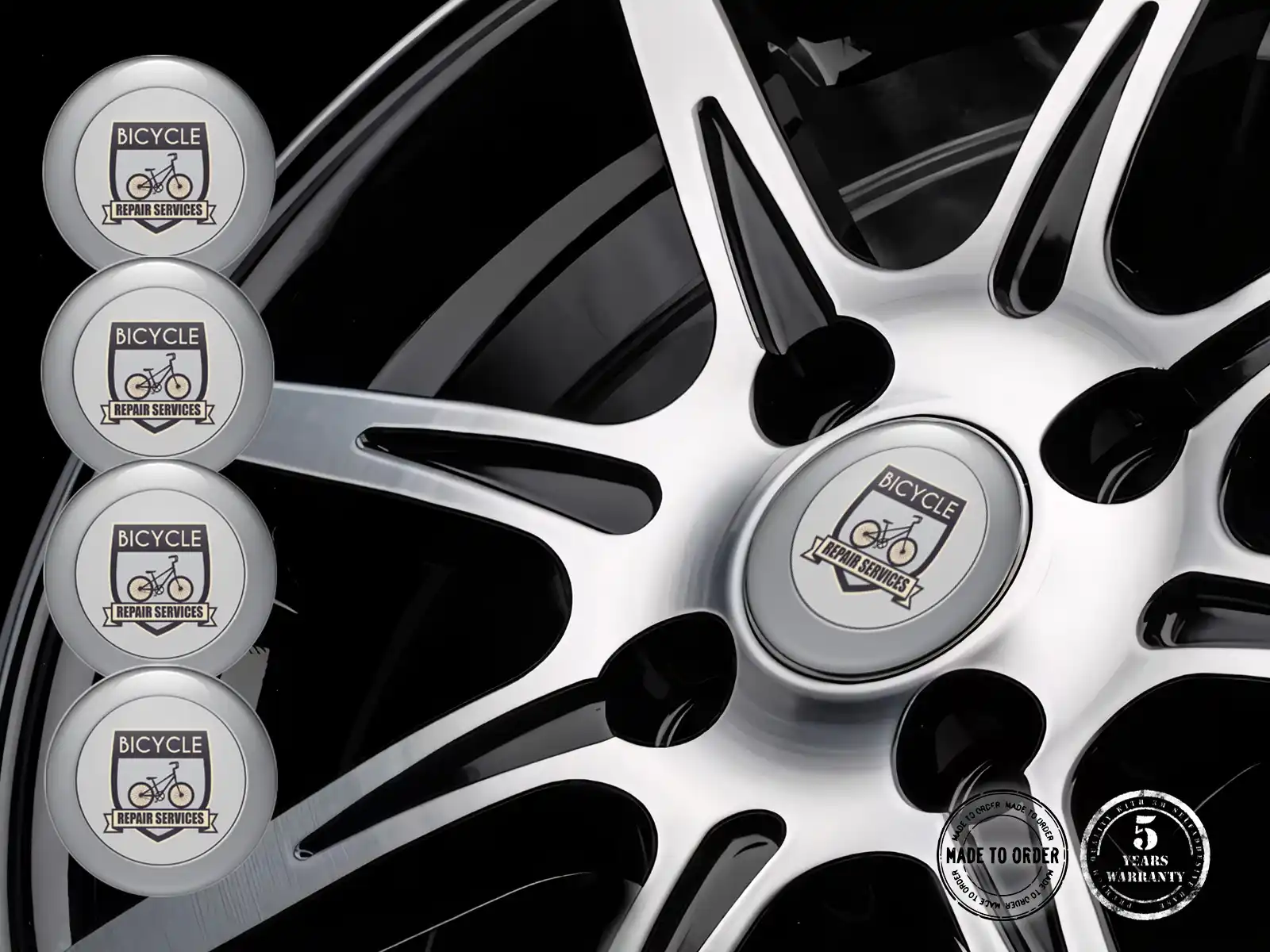 Wheel Decals Version Custom Resin Stickers
